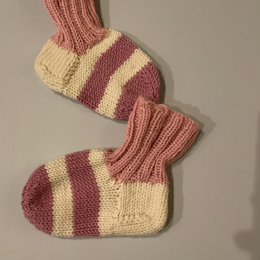 Hand-Knitted Wool Socks
